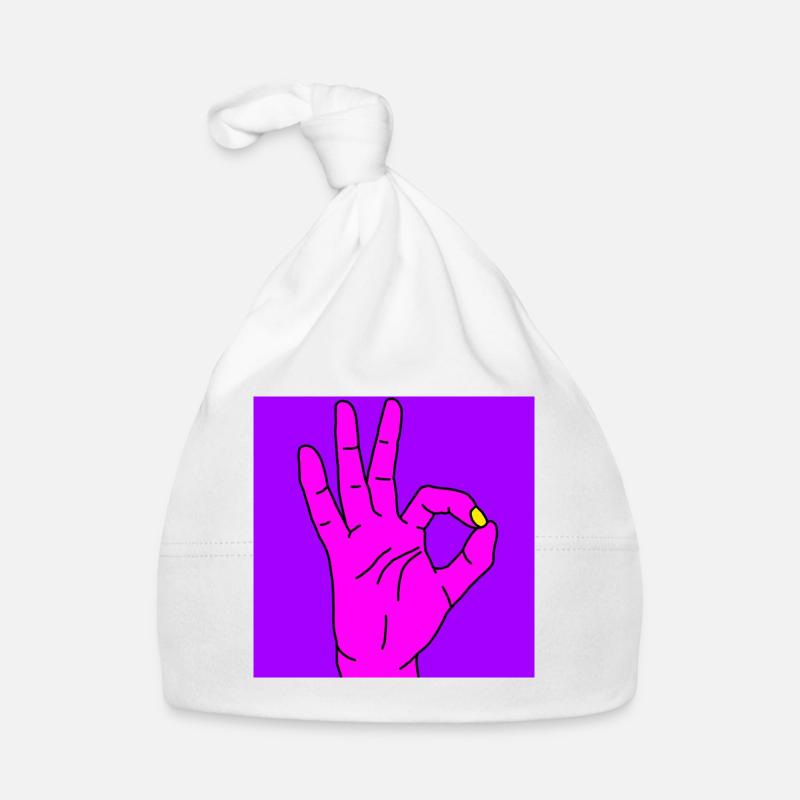 ok pourpre Bonnet bio Bébé