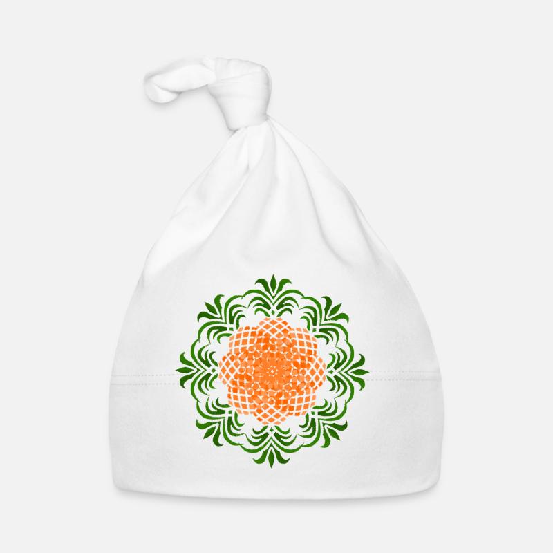 Ananas Circle - Bonnet bio Bébé - blanc
