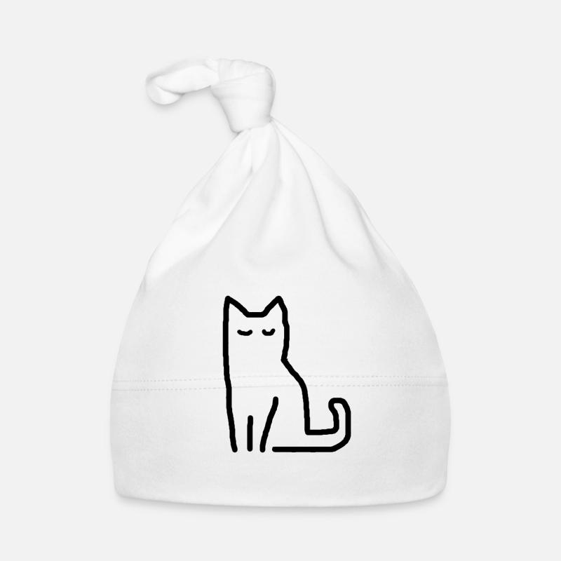 Cat Idée cadeau Bonnet bio Bébé