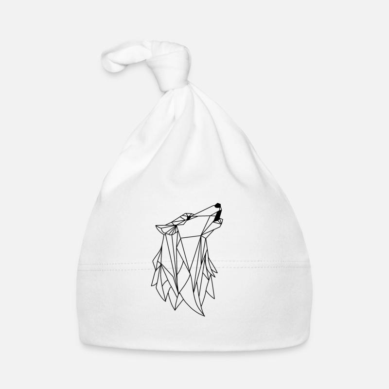 Wolf Origami Baby Bio-Mütze