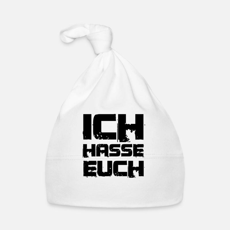 ich hasse euch Baby Bio-Mütze