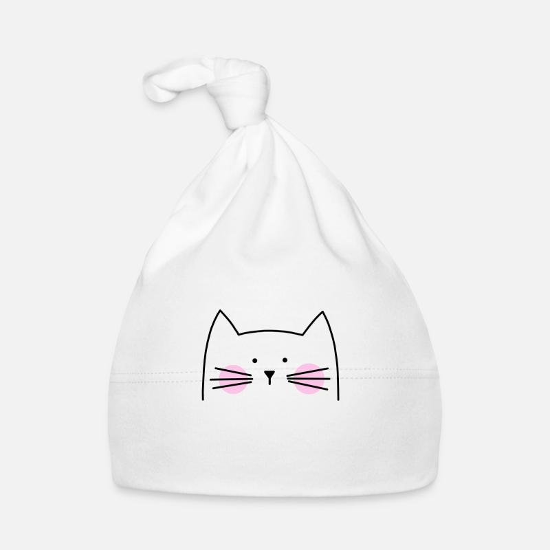 Cat kitten kitty Organic Baby Cap