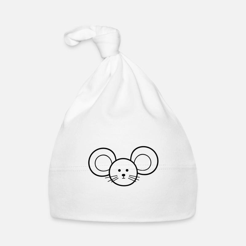 Mouse mouse Organic Baby Cap