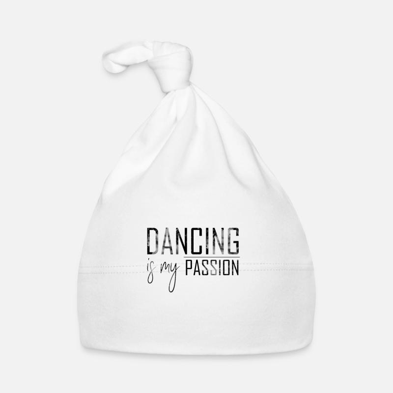 DANCING IS MY PASSION Black SAMBA Tee Shirt & Gift Baby Bio-Mütze