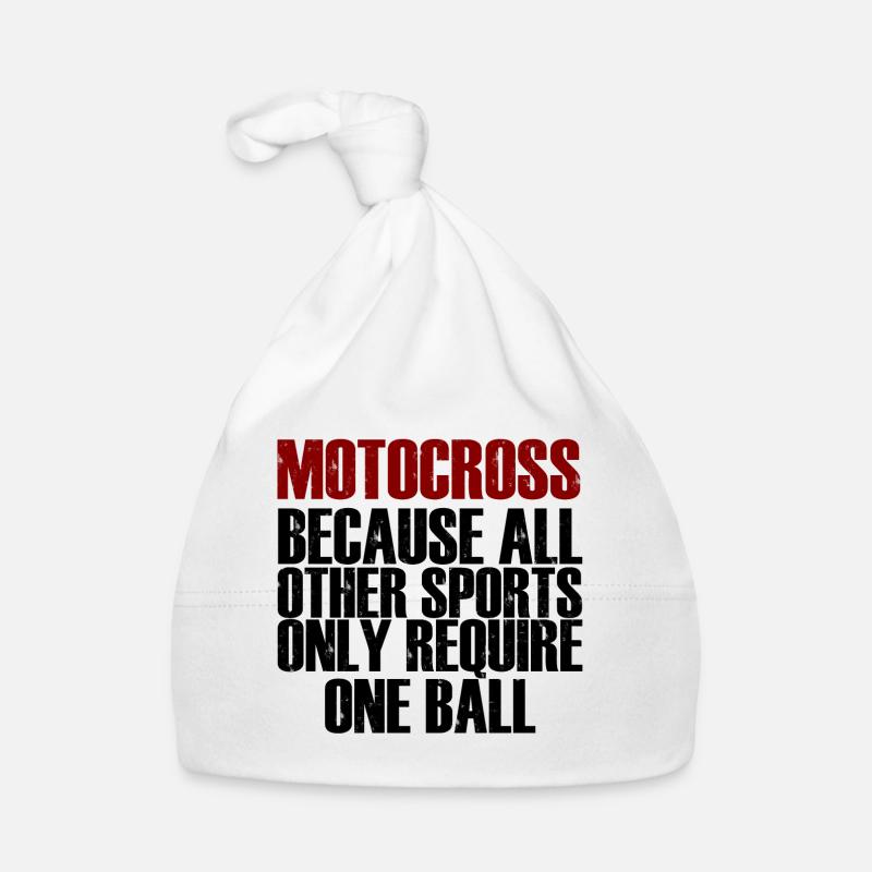 Motocross motorcycle Organic Baby Cap