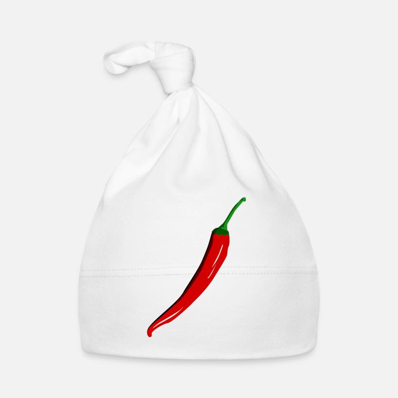 Chili Chilli Heisses Design für heisse Nächte Baby Bio-Mütze