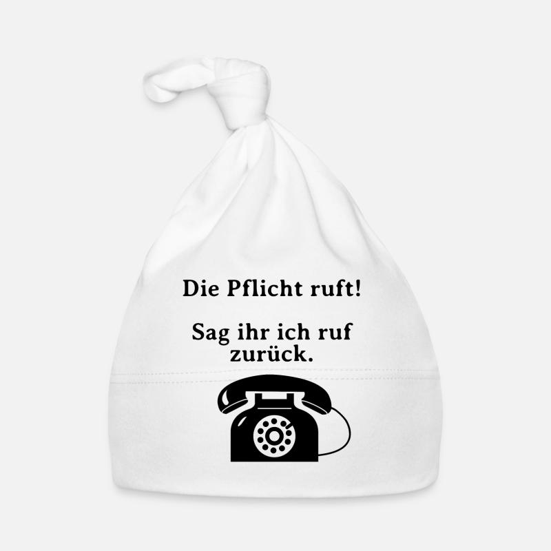 Die Pflicht ruft. Baby Bio-Mütze