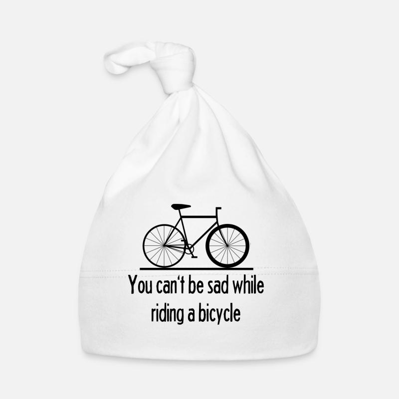 Chemise de bicyclette, Vélo, Vélo, Bicyclettes, Vélo de route - Bonnet bio Bébé - blanc