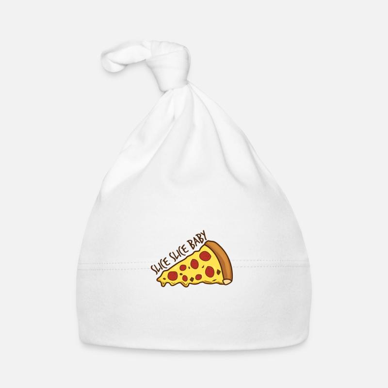 Pizza Organic Baby Cap