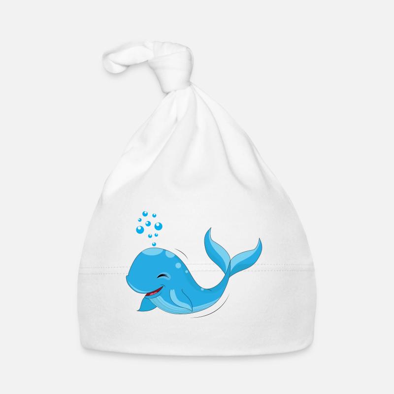 Wal - Baby Bio-Mütze - Weiß