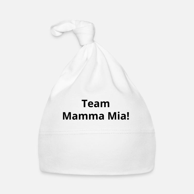 Team Mamma Mia Geschenk Idee Baby Bio-Mütze