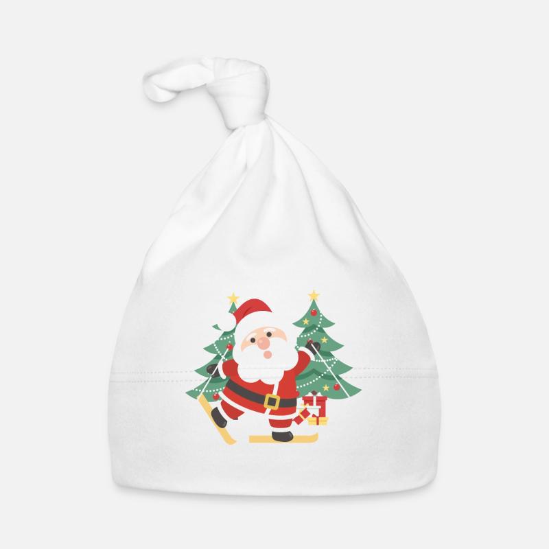 Ski Noël Nikolaus Arbres de Noël Bonnet bio Bébé