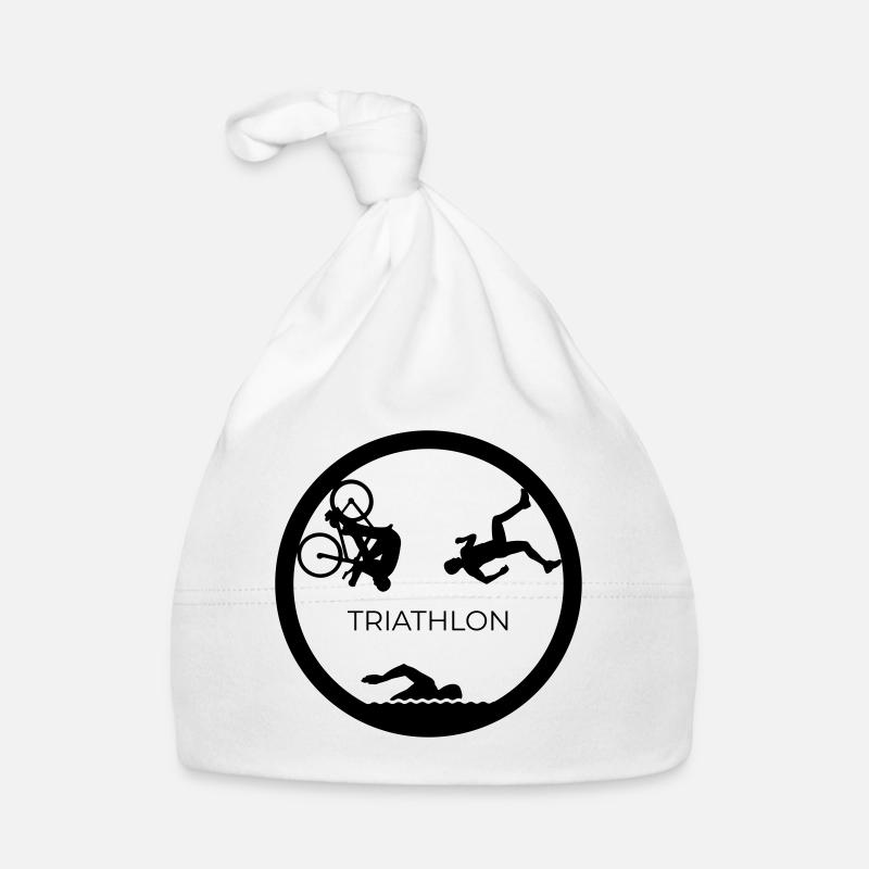 triathlon - Baby Bio-Mütze - Weiß