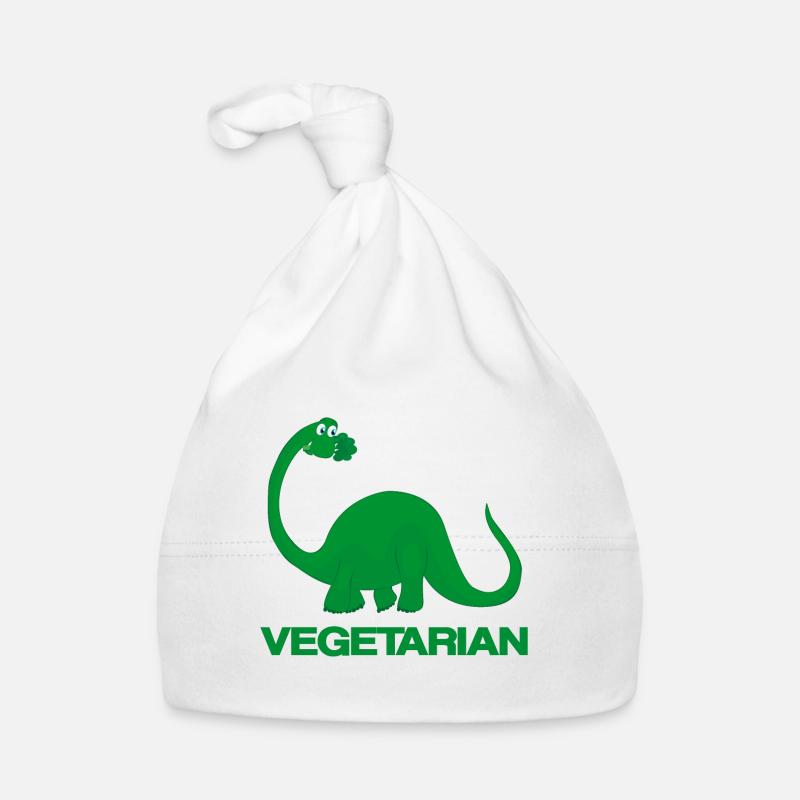 Dinosaurier Dino Vegetarier - Geschenkidee Baby Bio-Mütze