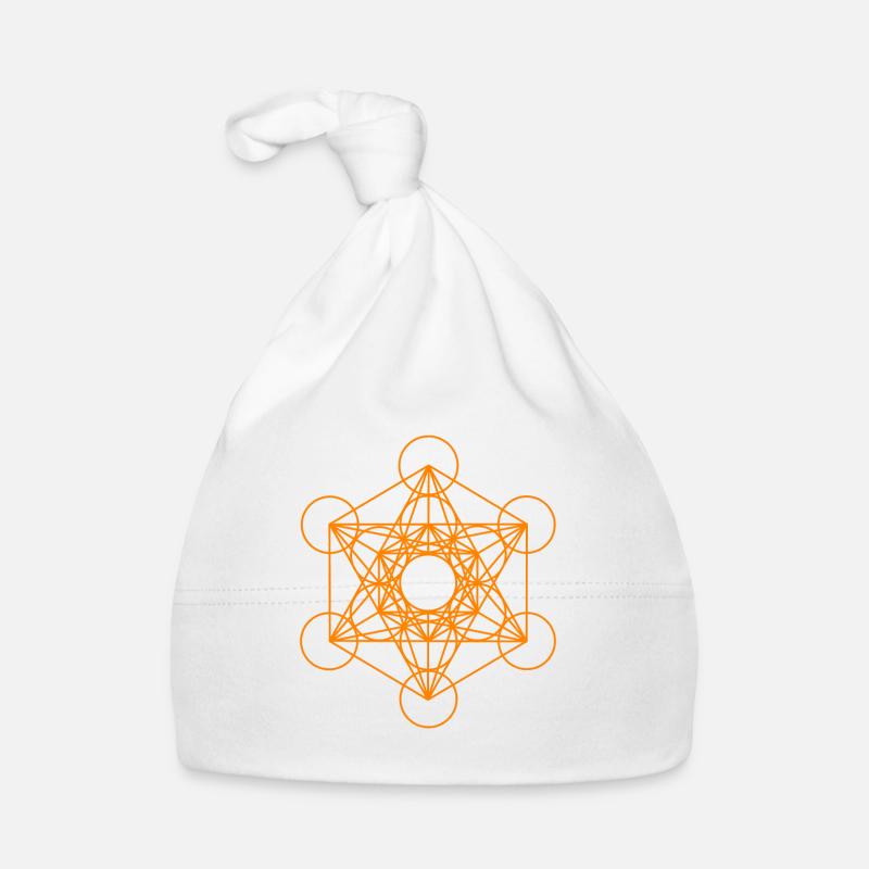 Metatrons Cube 9 Organic Baby Cap