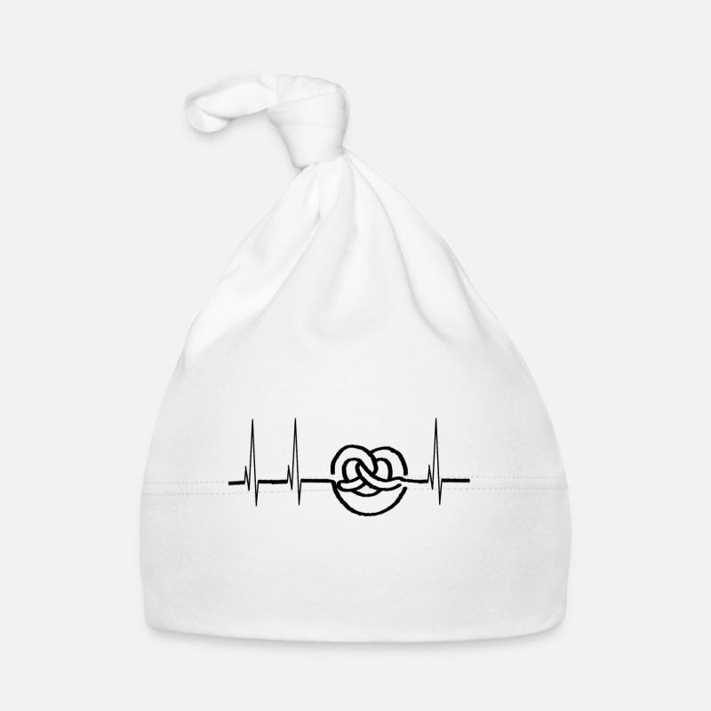 Brezen sind das Beste fransig Baby Bio-Mütze