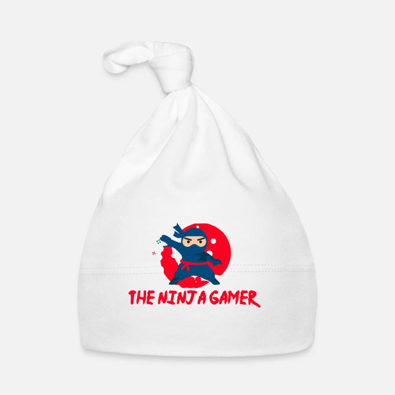 Gamer - Der Ninja-Gamer - Geschenkidee Baby Bio-Mütze