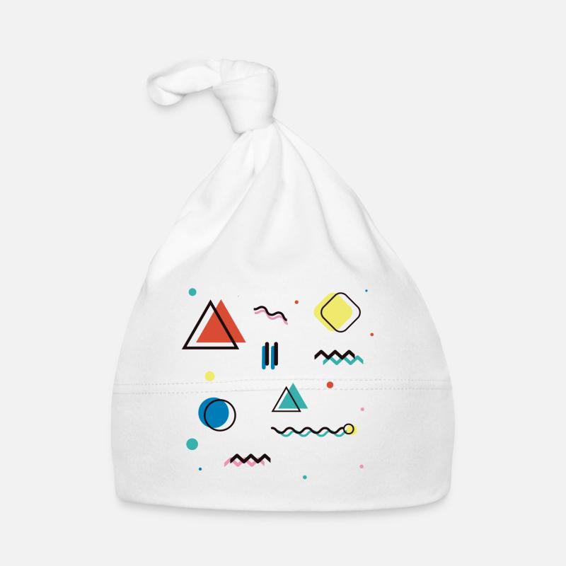 Abstract geometry Organic Baby Cap