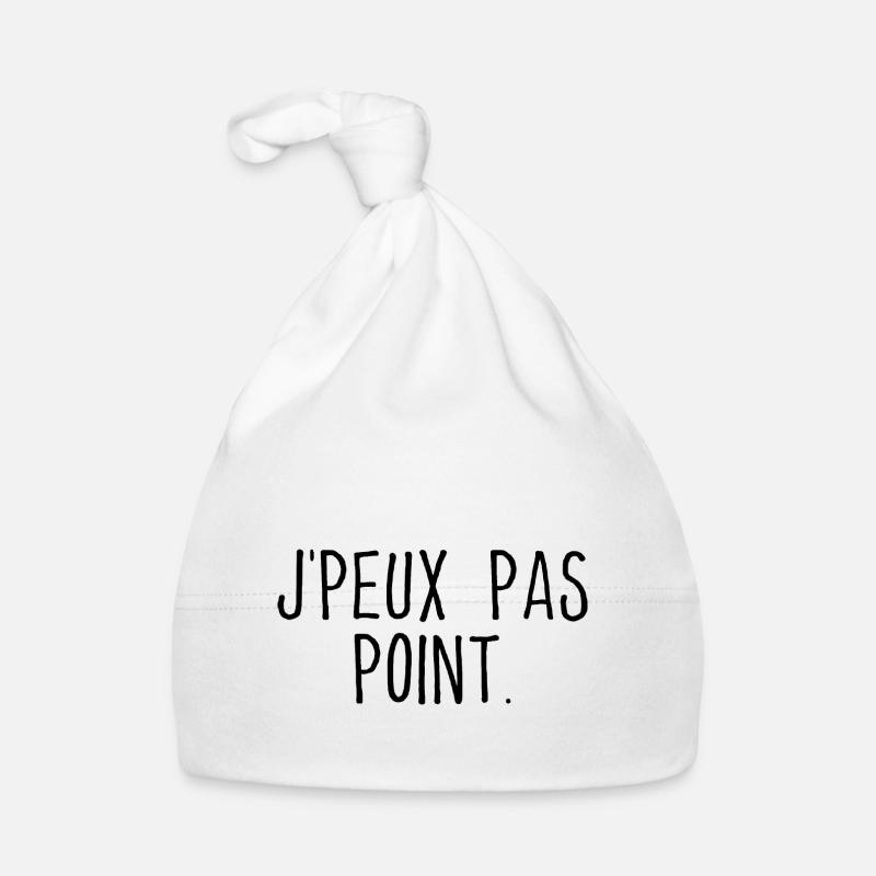 J'PEUX PAS POINT. Bonnet bio Bébé