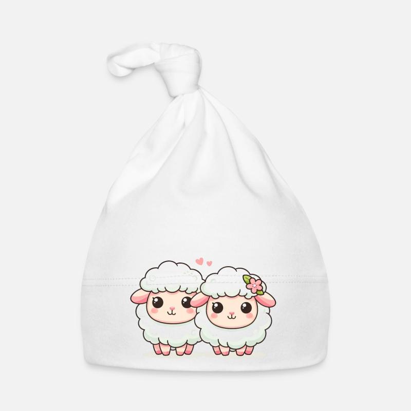 Moutons sucrés Bonnet bio Bébé