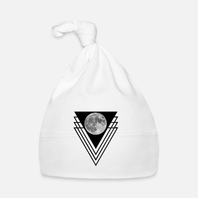 Lune Lune - Bonnet bio Bébé - blanc