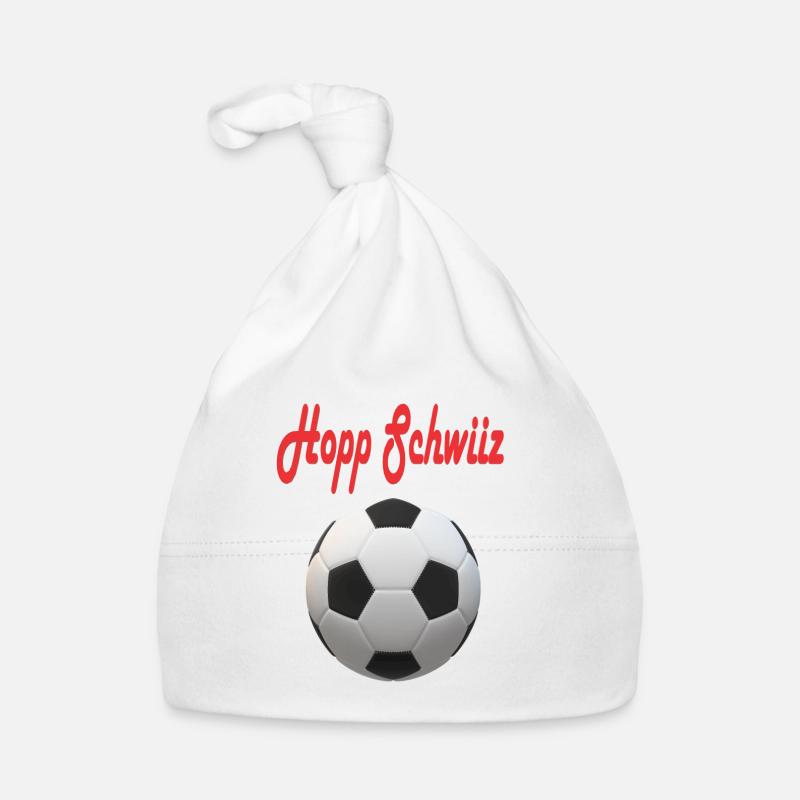 Conception du football suisse Bonnet bio Bébé
