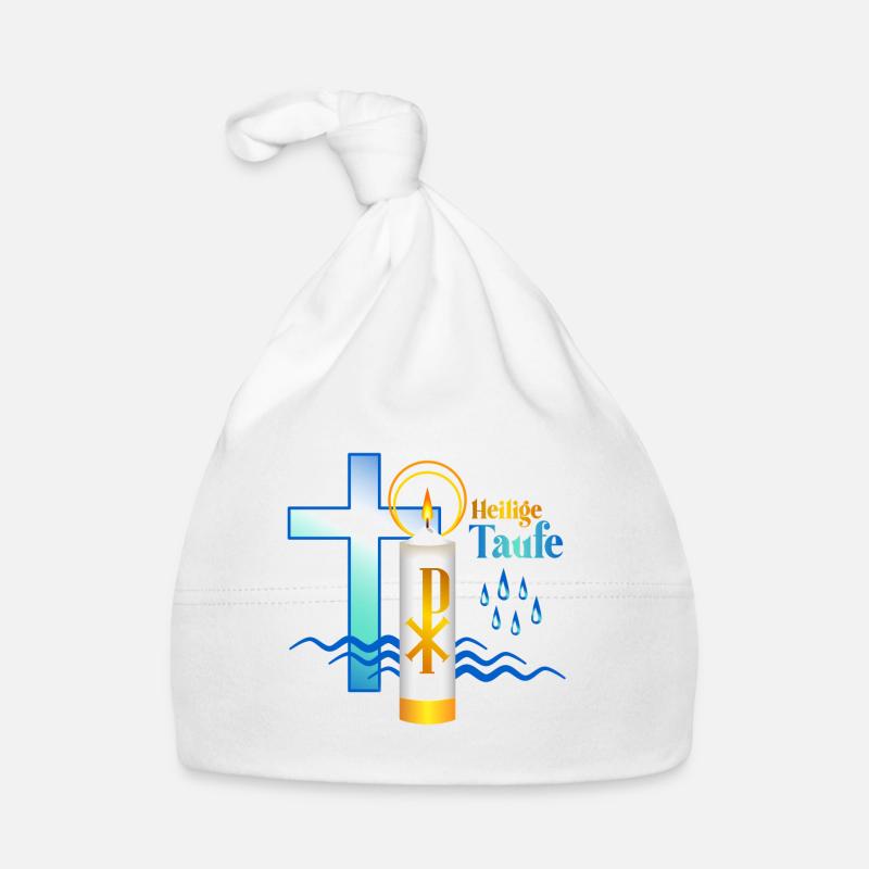Taufe Baby Bio-Mütze