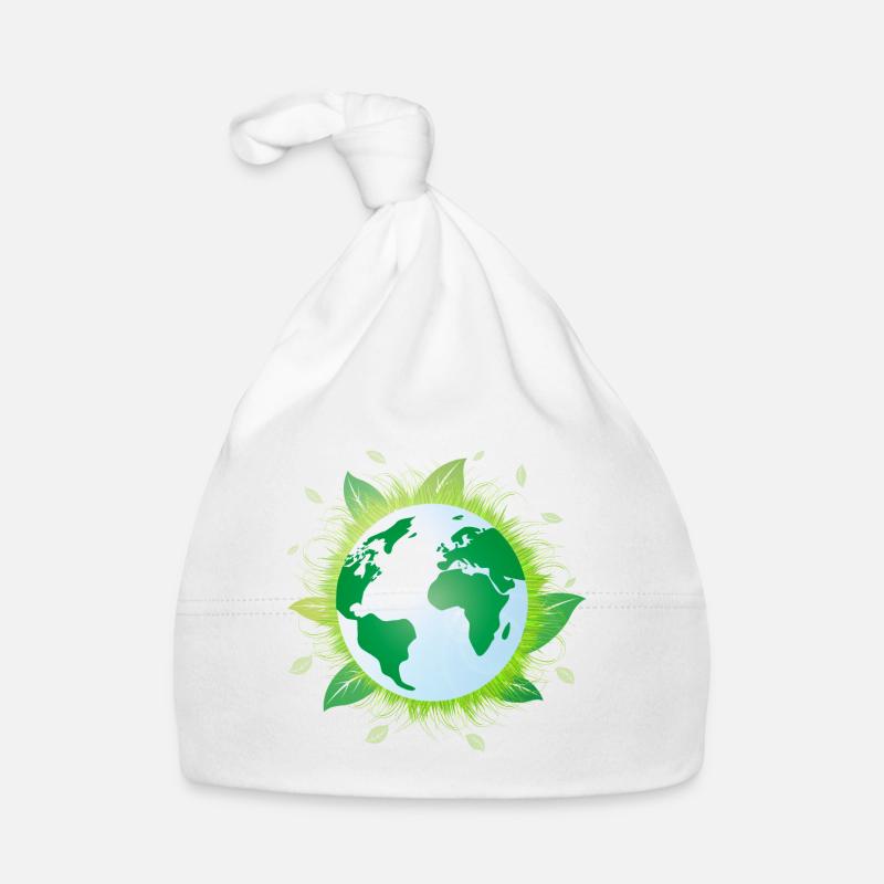 Sauver et protéger la planète terre ! Bonnet bio Bébé