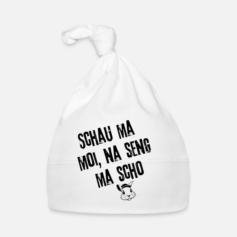 Schau ma moi Style | Redewendung Baby Bio-Mütze