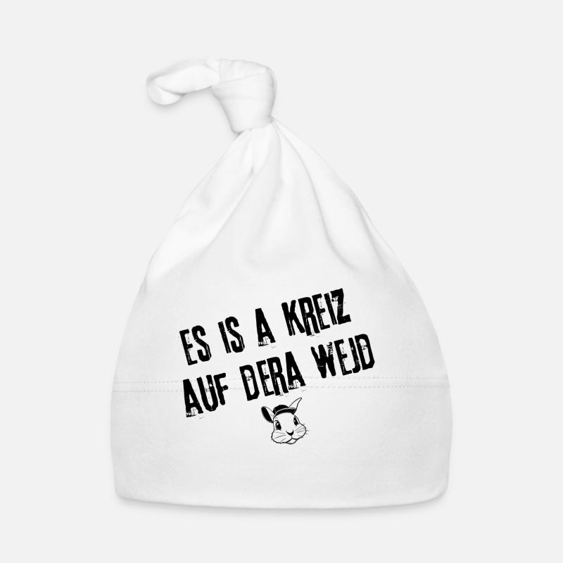 KreizAufDeraWejd | Redewendung Baby Bio-Mütze