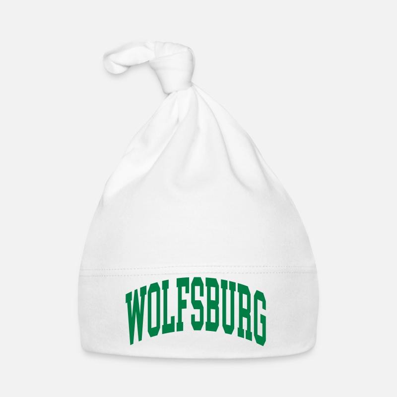 Wolfsburg - Baby Bio-Mütze - Weiß