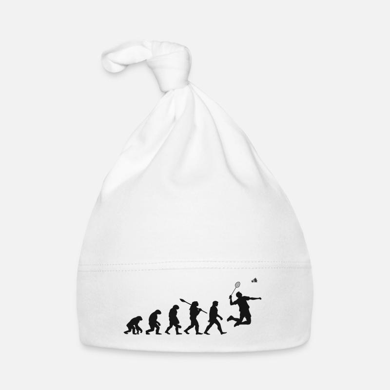 Evolution Badminton Gift For Badminton Players Organic Baby Cap