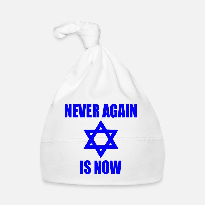 Never again is now Baby Bio-Mütze