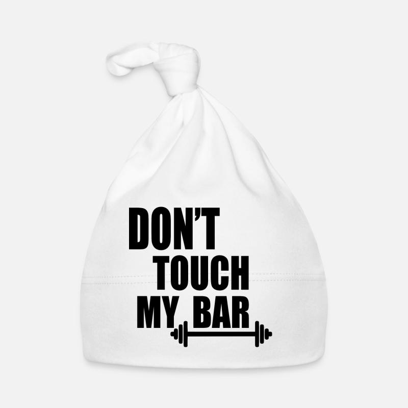 dont touch my bar Organic Baby Cap