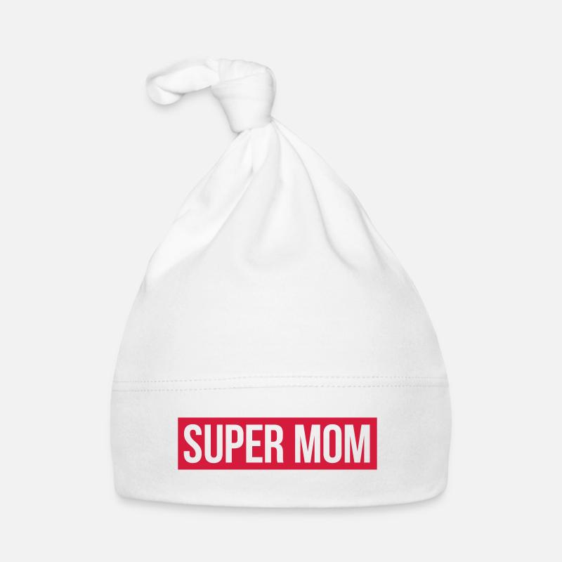 SUPER MAMAN Bonnet bio Bébé