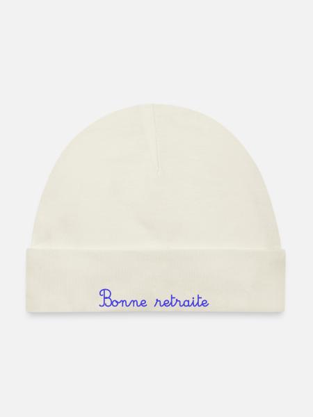 RETIREMENT. HAPPY RETIREMENT. HAPPY RETIREMENT. HEART - Organic Baby Cap - white - Front
