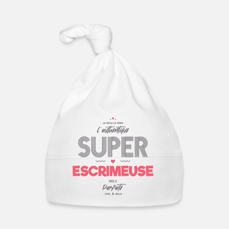 L authentique super escrimeuse Bonnet bio Bébé