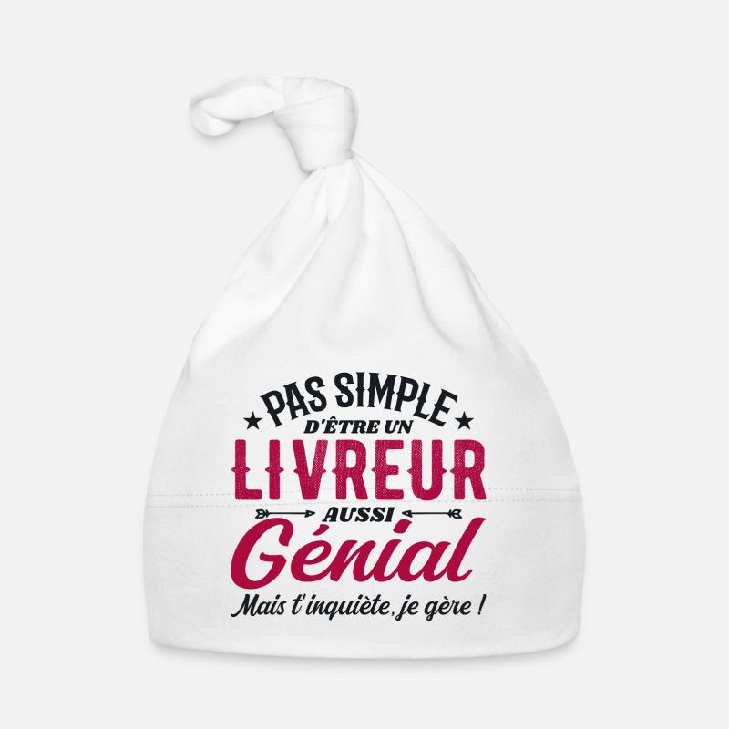 A Great Delivery Man - Humorous Delivery Man Gift Organic Baby Cap