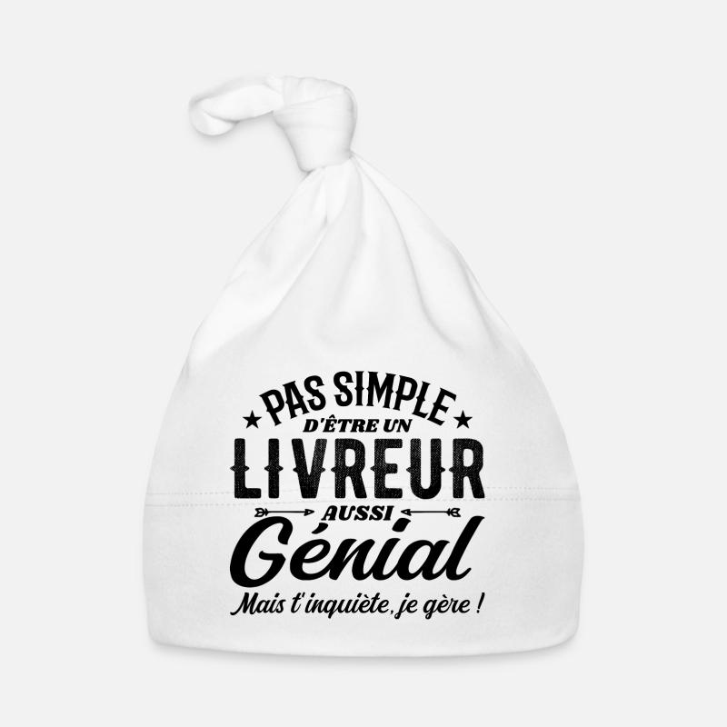 A Great Delivery Man - Humorous Delivery Man Gift Organic Baby Cap