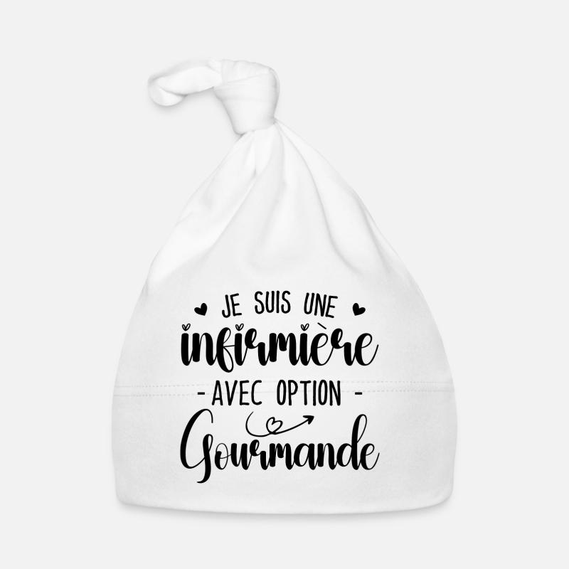 Infirmière Avec Option Gourmande Bonnet bio Bébé