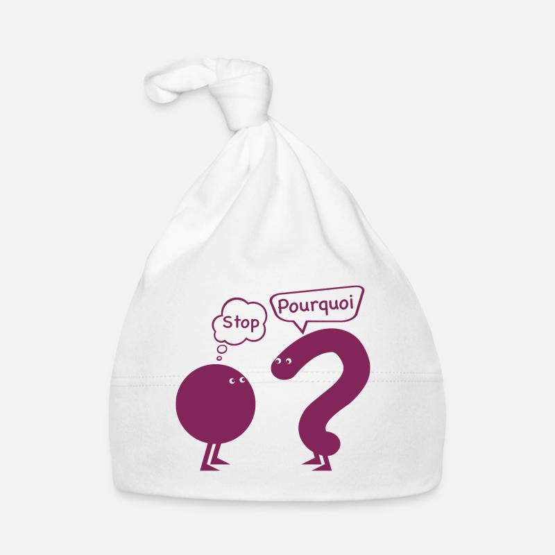 stop.. pourquoi ? Bonnet bio Bébé