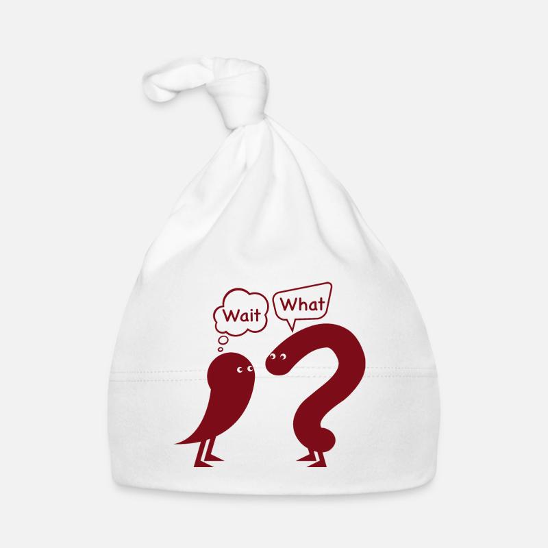 Warte. was? Baby Bio-Mütze