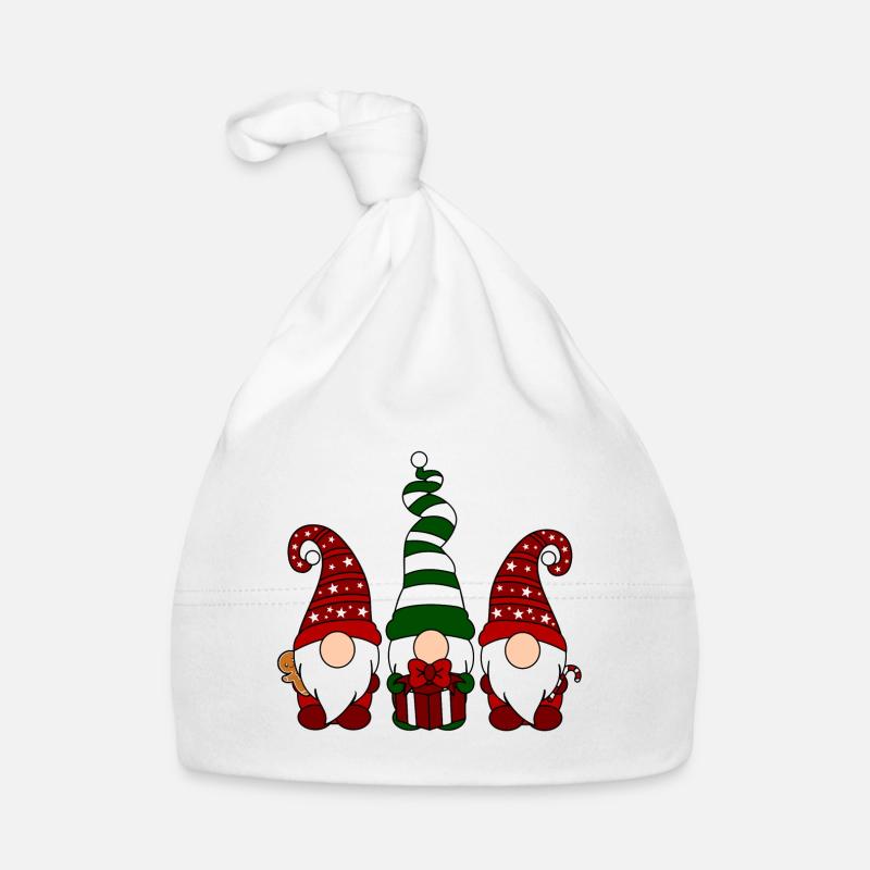 Weihnachtswichtel Baby Bio-Mütze