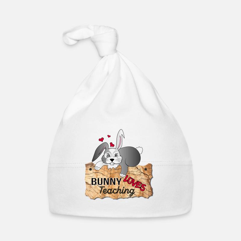 J’adore mon climat d’école de lapin Bonnet bio Bébé
