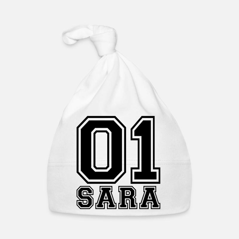 Sara - Name Organic Baby Cap