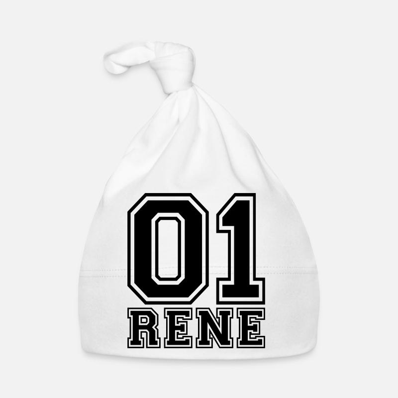Rene - Name Baby Bio-Mütze