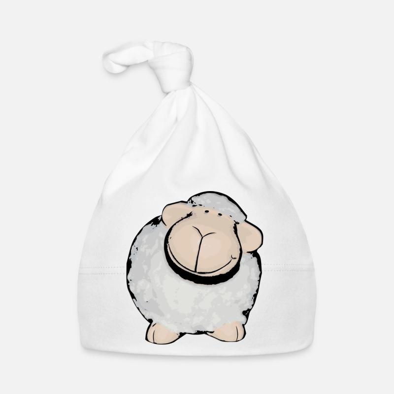 Schaf Baby Bio-Mütze