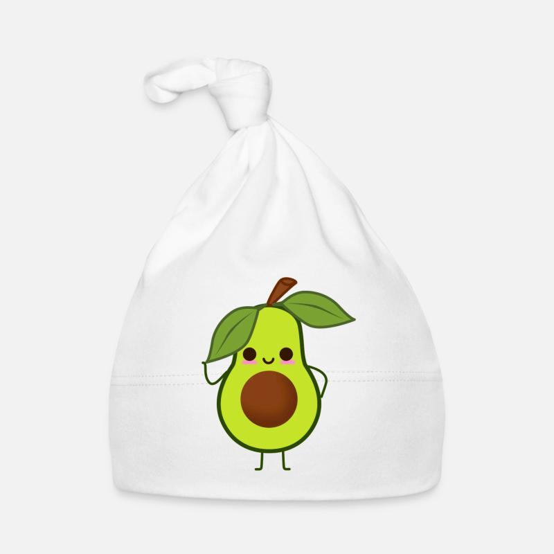 Süße Avocado Baby Bio-Mütze