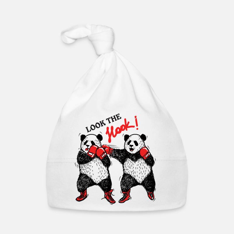 boxe panda Out main Bonnet bio Bébé