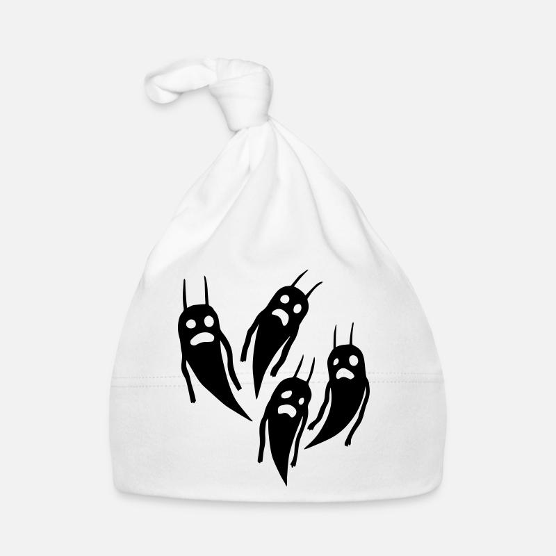 Fantômes Halloween Bonnet bio Bébé